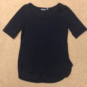 Athleta Navy Blue Top Size Large
